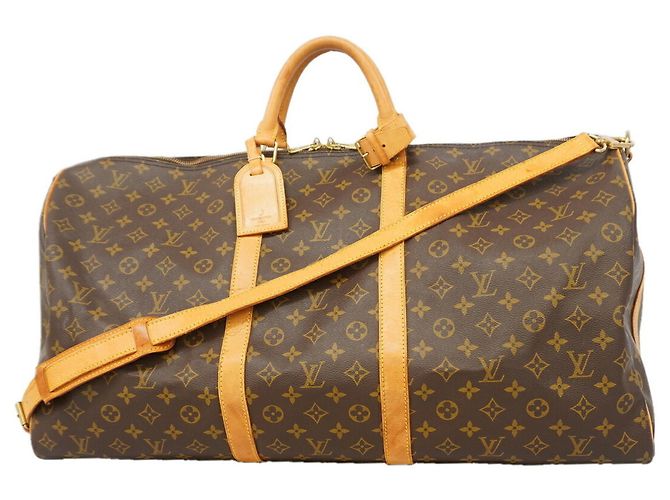 Keepall Bolsa Boston Louis Vuitton Marrom