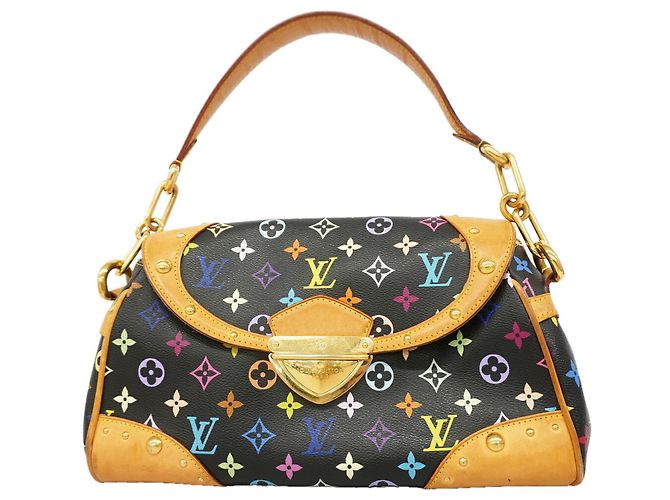 Louis Vuitton Monogram Multicolor Beverly MM Shoulder Bag White