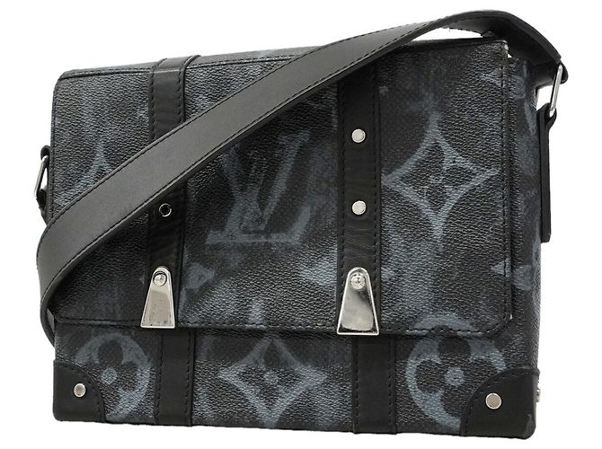 Louis Vuitton Monogram Pastel Trunk PM Shoulder Bag Black