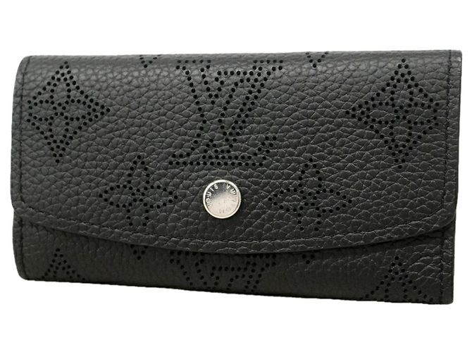 Louis Vuitton Mahina Multicles 4 Key Case Black