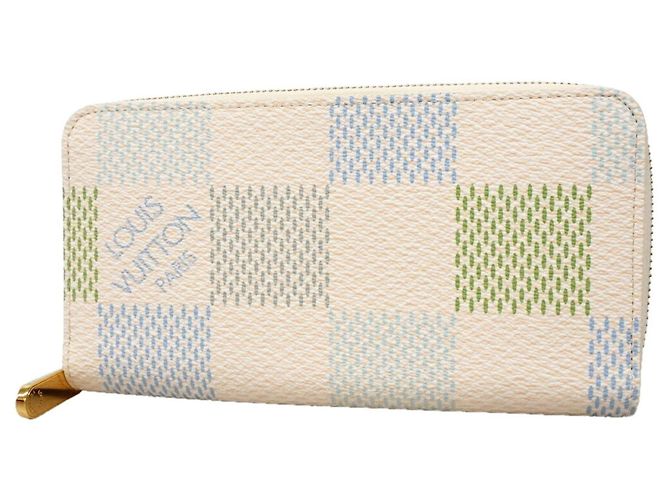 Louis Vuitton Damier Riches Zippy Wallet Grün