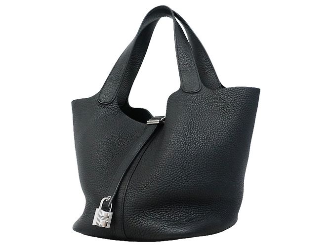 Hermès Hermes Picotin Lock MM Handtasche Schwarz
