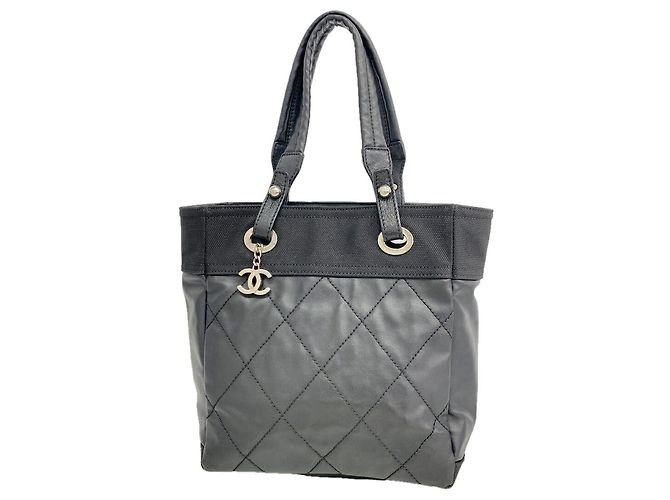 Sac Cabas Chanel Paris Biarritz Noir