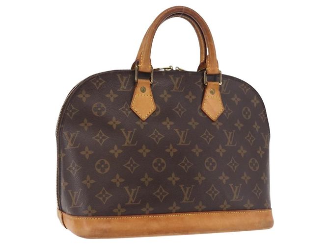 Louis Vuitton Vintage Alma Monogram Canvas PM Marron