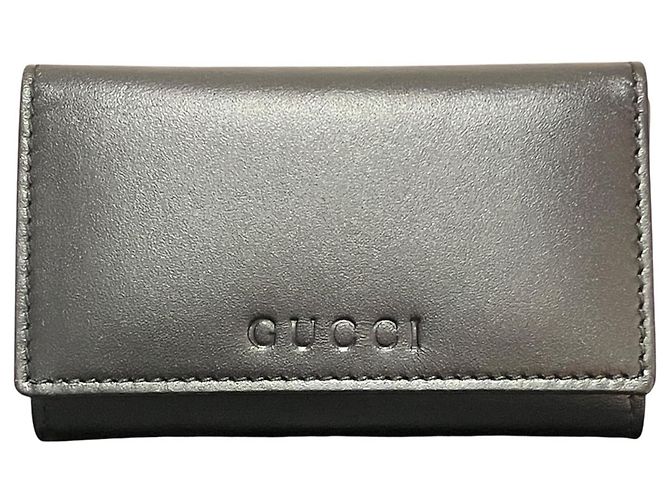 Gucci Black Leather Key Case
