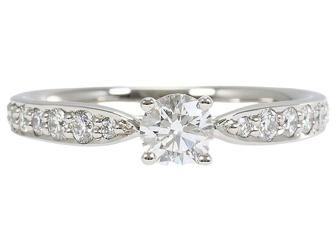 Autre Marque Tiffany & Co. Solitär-Ring aus Platin