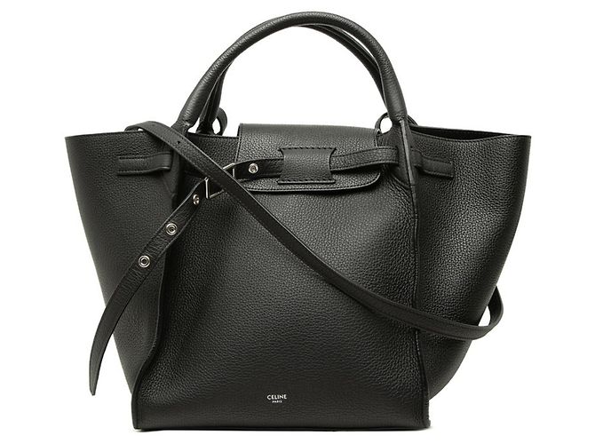 Céline Celine Big Bag - Black Leather Handbag