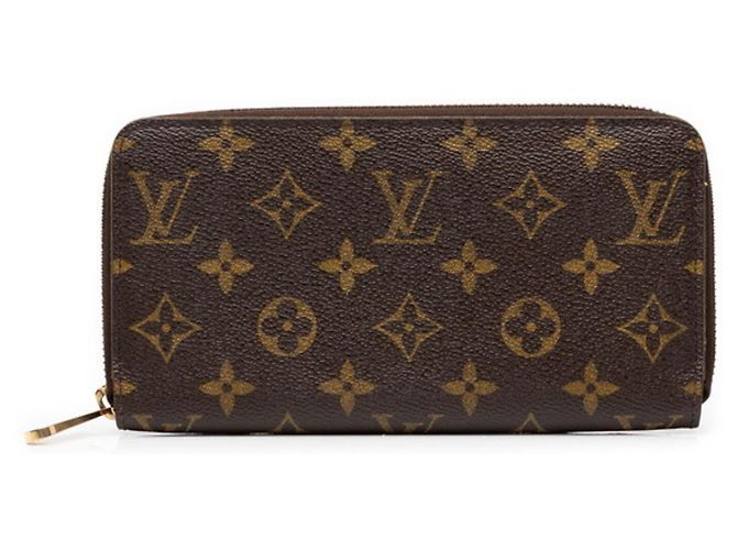 Portafoglio Zippy Monogram Louis Vuitton Marrone