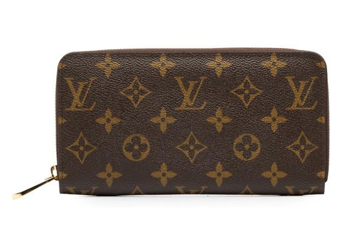 Cartera Zippy Monogram Louis Vuitton Castaño