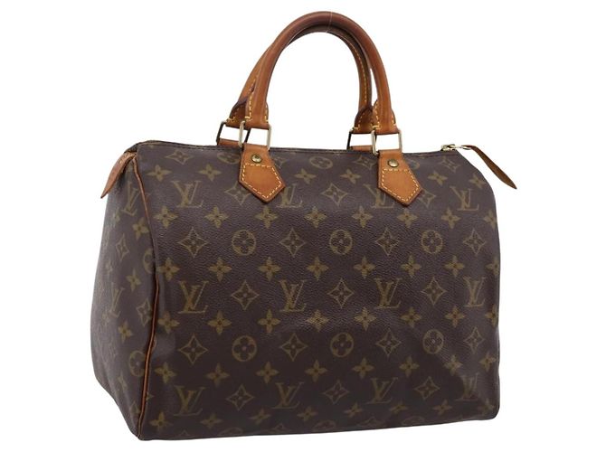 Louis Vuitton Speedy Monogram Canvas 30 Braun