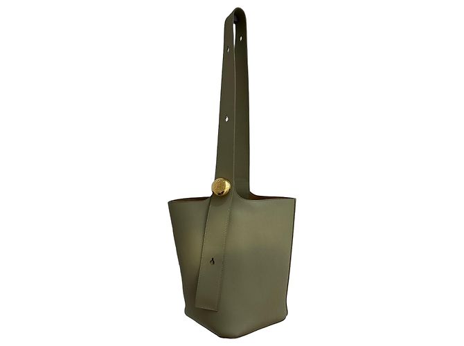 Loewe Borsa Secchiello Pebble Verde