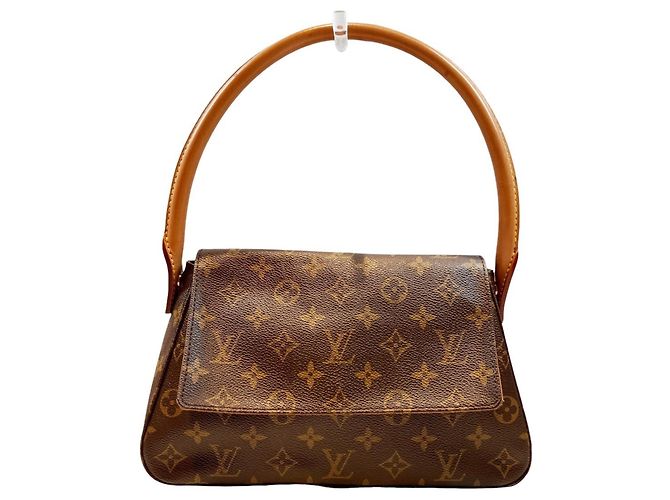 Bolsa de Ombro Louis Vuitton Mini Looping Marrom