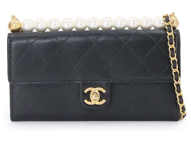 Cartera con cadena Chanel Matelassé Negro