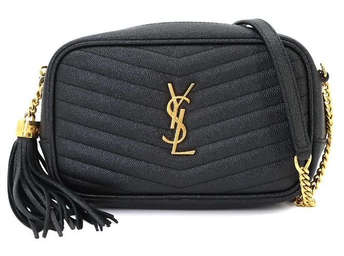 Autre Marque Borsa a tracolla Lou Chain Saint Laurent Nero