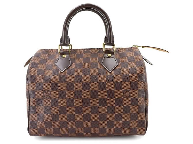 Bolsa Louis Vuitton Speedy 25 Damier Marrom Damier ebene