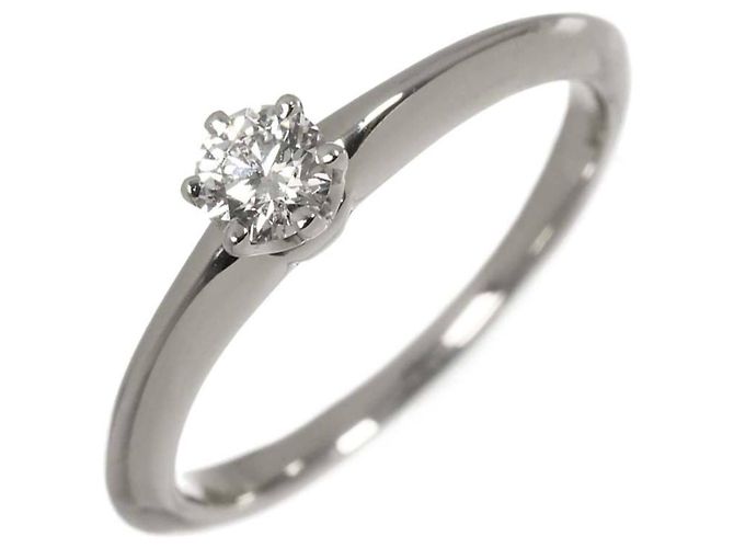 Autre Marque Anillo Alianza de Platino Tiffany & Co.
