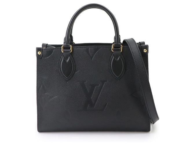 Saco Tote Louis Vuitton Monogram Empreinte Onthego PM Preto