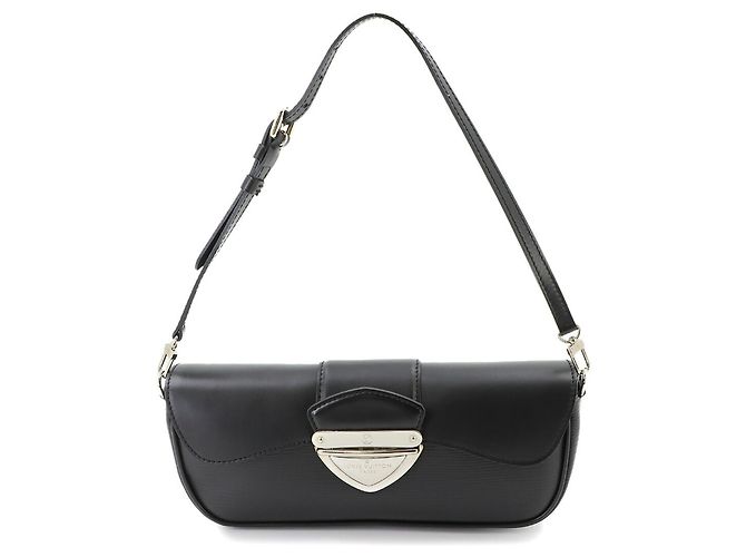 Borsa Louis Vuitton Epi Pochette Montaigne Nero