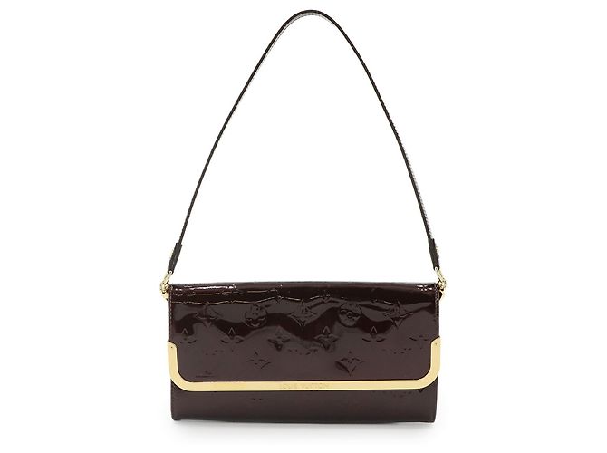Sac à main Louis Vuitton Monogram Vernis Rossmore MM Bordeaux