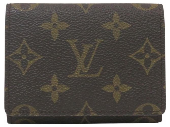 Tarjetero Louis Vuitton Castaño Monograma