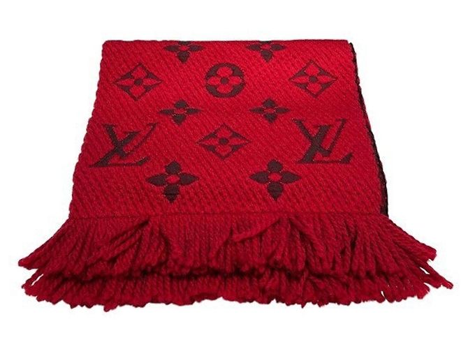 Louis Vuitton Echarpe Logomania Scarf Roja