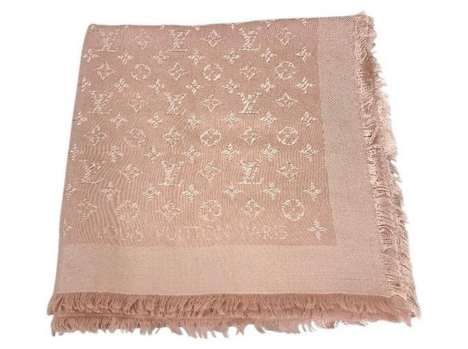 Écharpe/Stole Monogram Louis Vuitton Beige