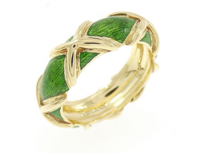 Autre Marque Tiffany & Co. Ringband aus Gelbgold Golden