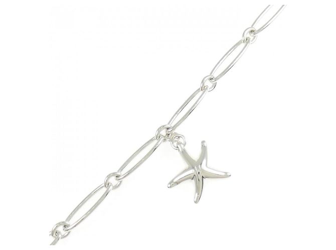 Autre Marque Pulseira de Prata com Pingente de Estrela do Mar Tiffany