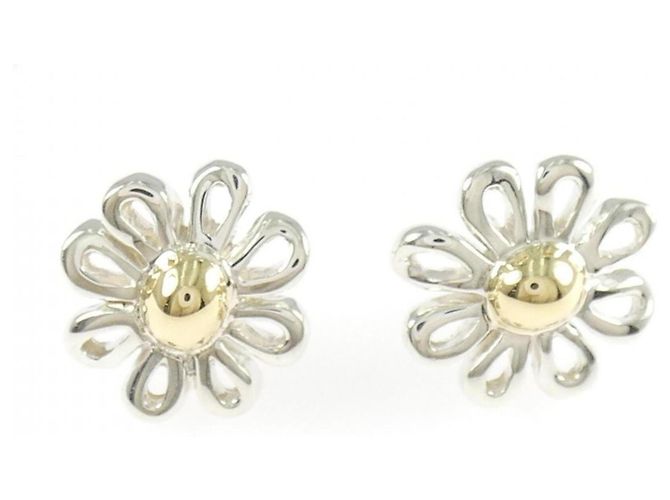 Autre Marque Orecchini a lobo Tiffany Daisy Silver Argento
