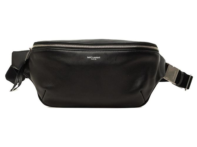 Autre Marque Bolso Sling Saint Laurent de piel negra Negro