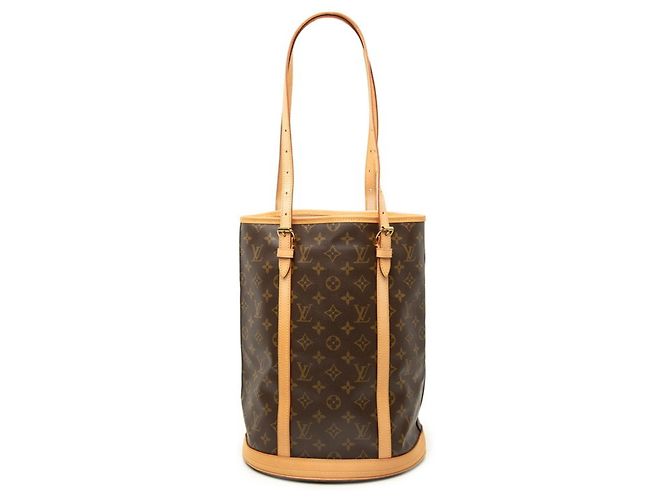 Sac cabas Louis Vuitton Monogram Bucket GM Marron