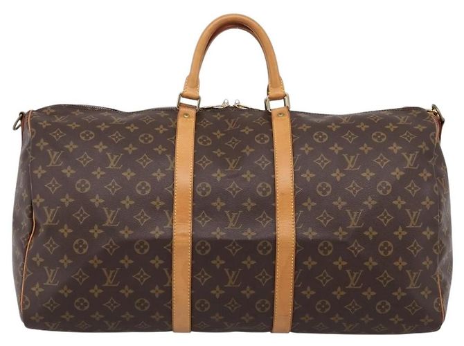 Louis Vuitton Keepall Bandouliere Monogram Canvas 55 Brown