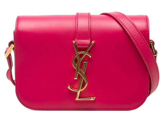 Autre Marque Borsa a tracolla e spalla Saint Laurent Cassandra YSL Logo Rosa