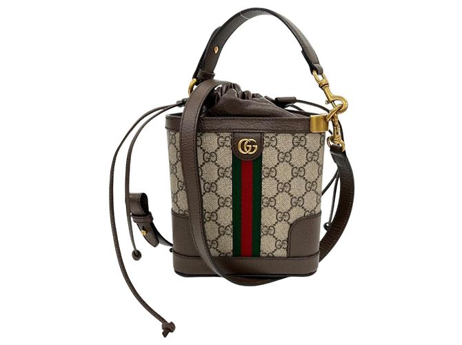 Bolsa de Ombro GUCCI Ophidia Marrom