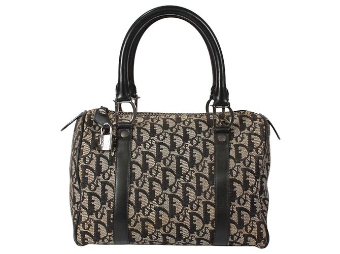 Bolsa Mini Boston Christian Dior Preto