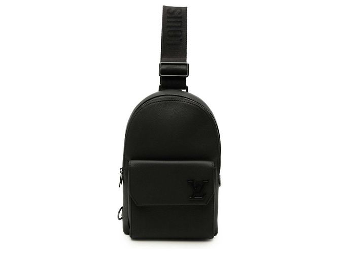 Borsa a tracolla Louis Vuitton LV Aerogram Pilot Nero