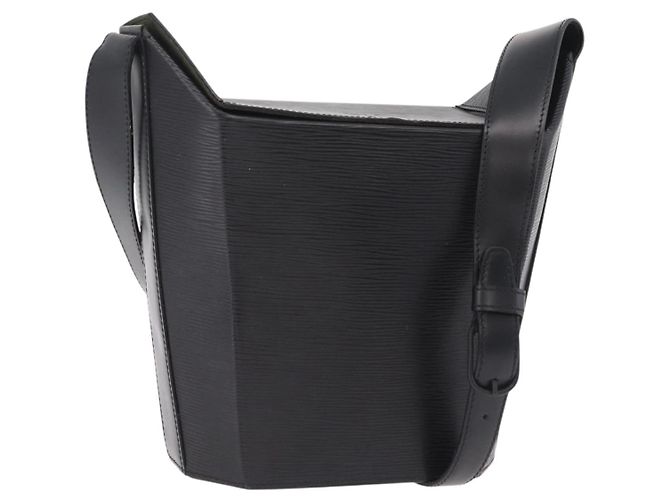 Sac à épaule LOUIS VUITTON Epi Sax Noir M80161 LV Auth ep16280