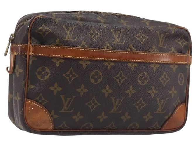 LOUIS VUITTON Monogram Compiegne 28 Clutch Bag M51845 LV Auth 207404 Monogramm