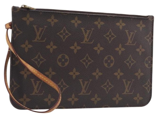 LOUIS VUITTON Monogram Neverfull MM Pouch Accessory Pouch LV Auth BA16073