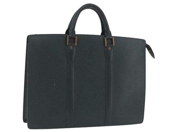 LOUIS VUITTON Taiga Porte Documents Rozan Bag Epicea M30054 LV Auth BA16217
