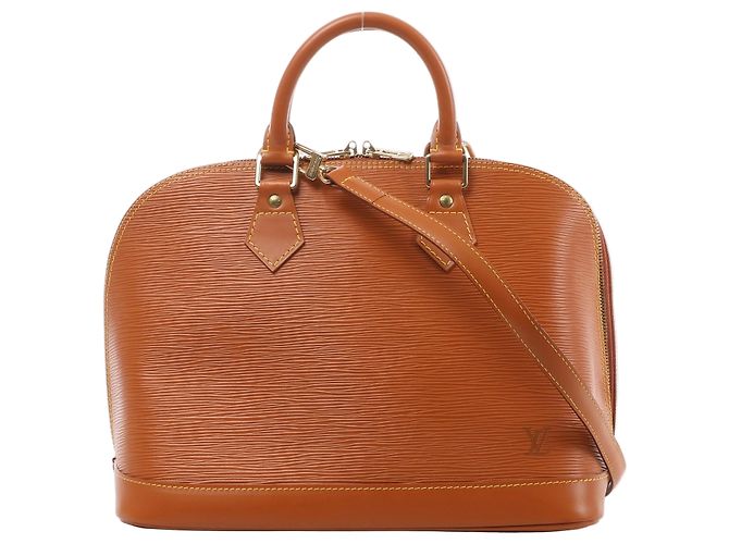 Bolsa de mão 2Way Louis Vuitton Alma PM em couro Epi Marrom
