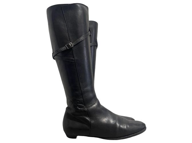 Jimmy Choo Stiefel schwarz T.38,5