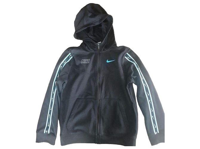 Veste à capuche Nike Sportswear Repeat pour enfant Noir
