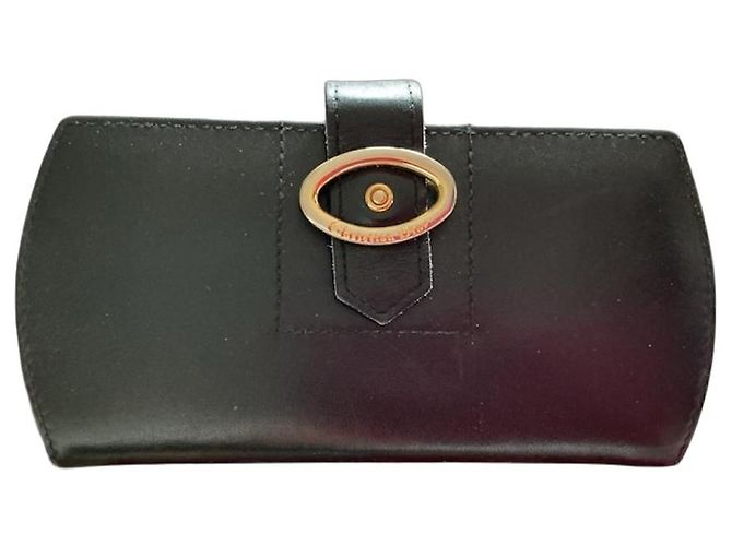 Portafoglio Christian Dior Pelle Nera Nero