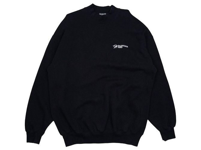 Balenciaga Paris Racing Arrow Pullover Schwarz