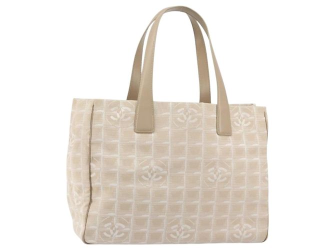 Chanel Travel Line Nylon Small Bege