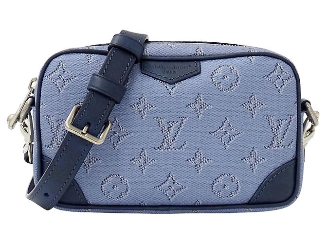 Sac à épaule Louis Vuitton Blue Monogram Bleu
