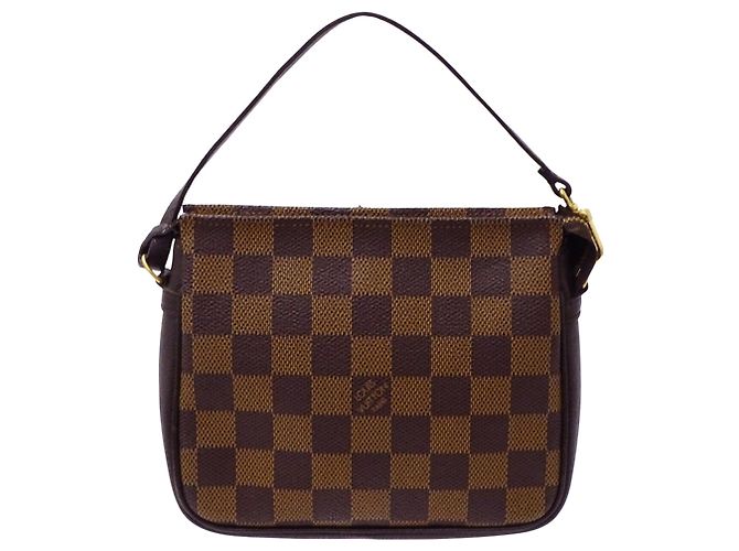 Pochette Louis Vuitton Damier Canvas Damier ebène