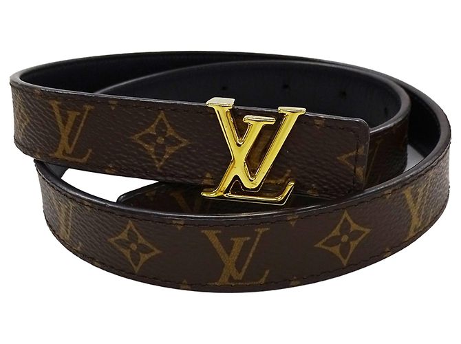 Cinturón reversible Monogram Louis Vuitton Negro Monograma