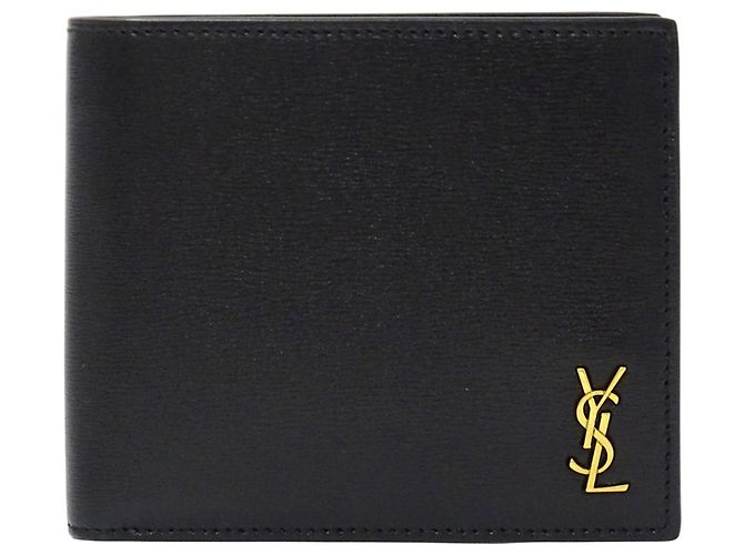 Yves Saint Laurent Bi-Fold Wallet Black